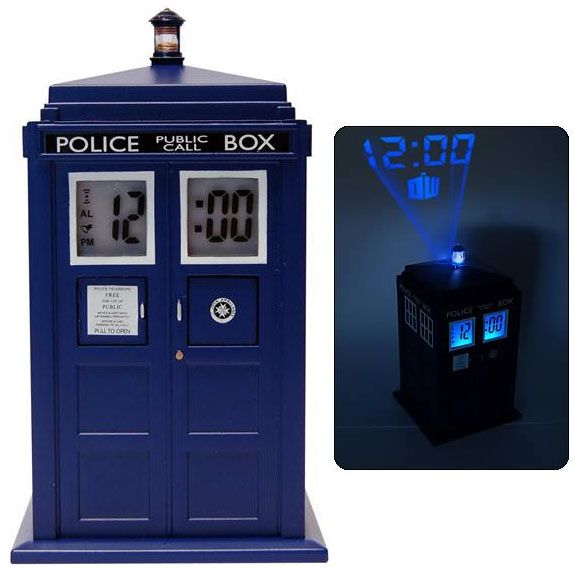 doctor who tardis projection alarm clock instructions