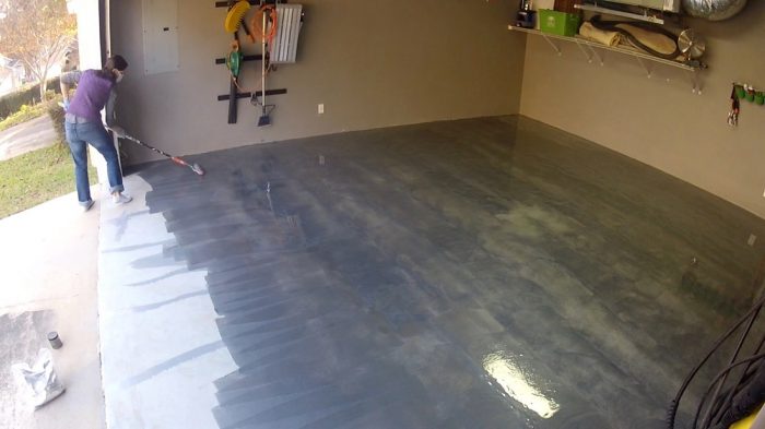 rustoleum garage floor paint instructions