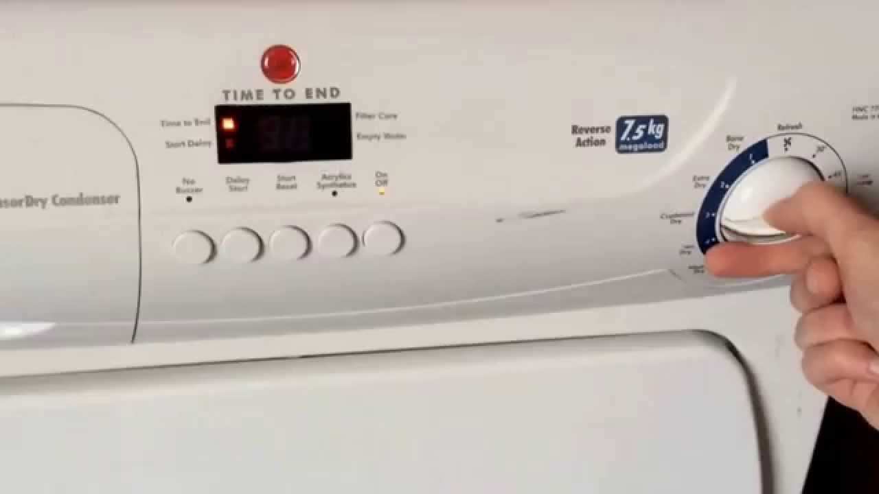 hoover 5050ed dryer instructions