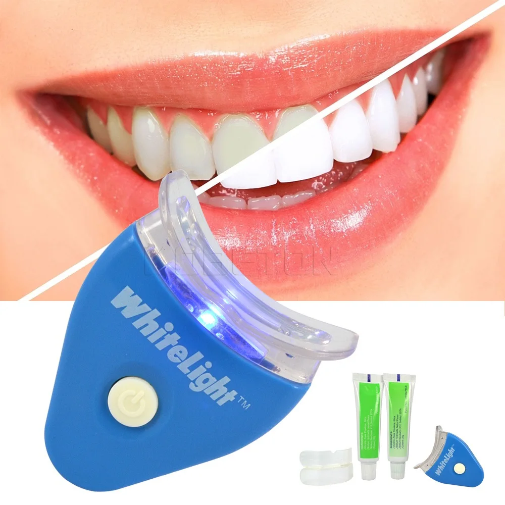 teeth whitening led light instructions