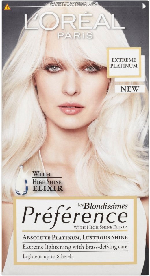 loreal preference extreme platinum instructions