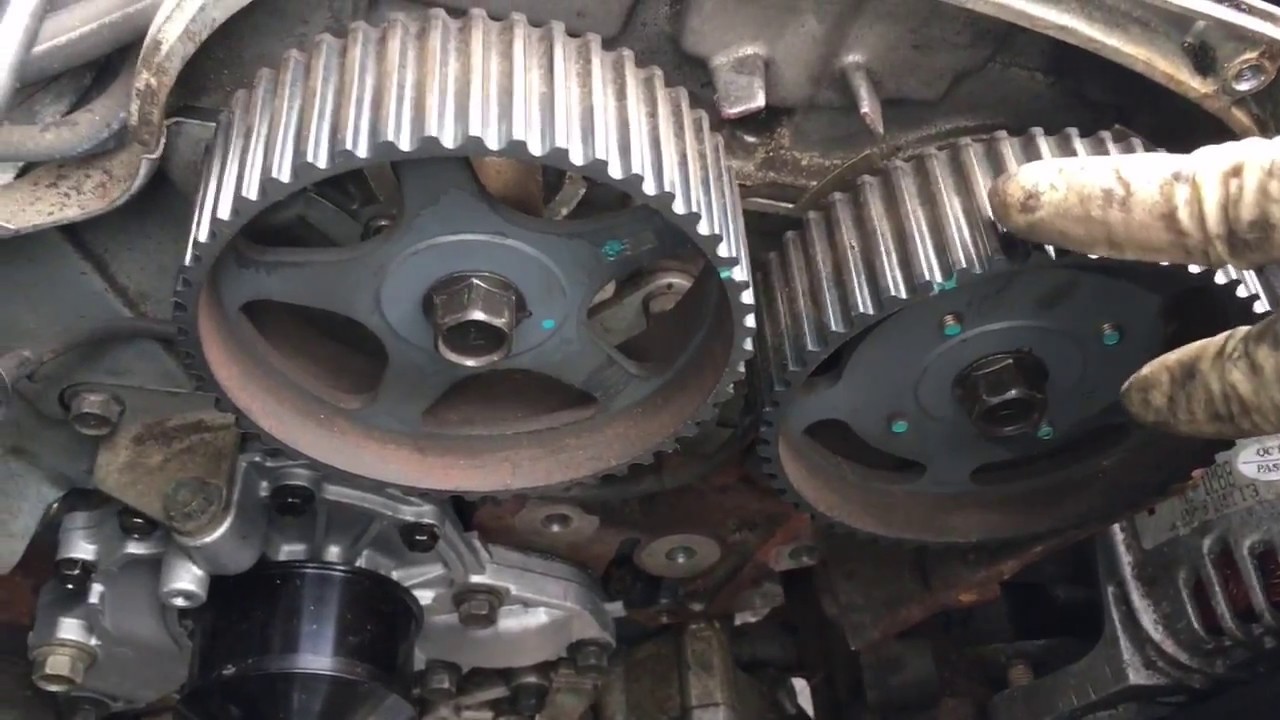 kia rio timing belt replacement instructions