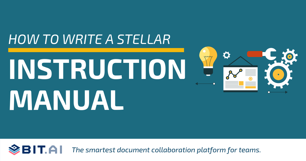 how to write an instruction manual