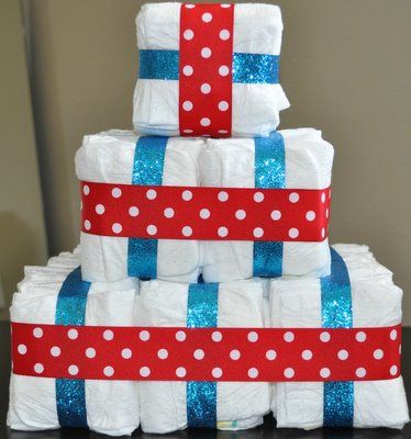 diaper cakes for baby showers instructions