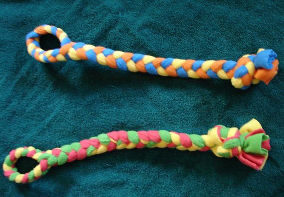 braided fleece dog toy instructions