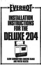 everhot 204 deluxe instruction manual