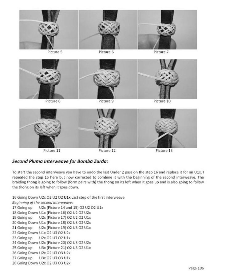 round braiding leather instructions