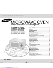 samsung microwave operating instructions