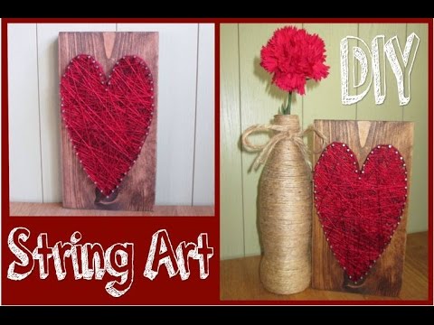 string art heart instructions